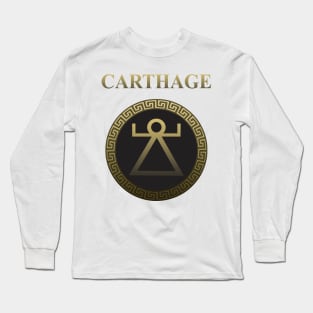 Ancient Carthage Sacred Band Shield Long Sleeve T-Shirt